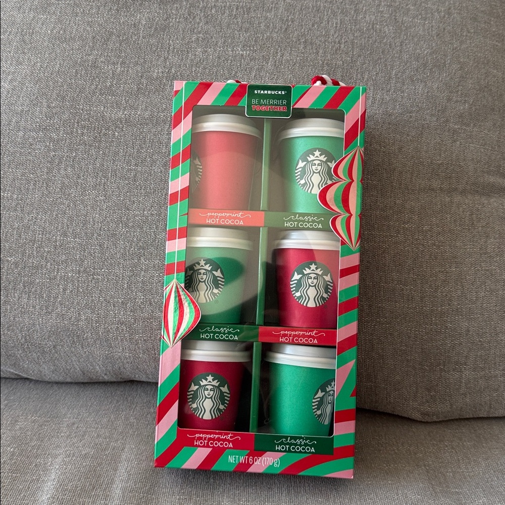 Starbucks Ornaments with Cocoa